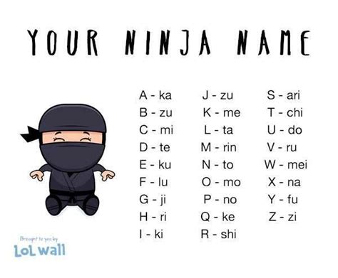 Lol Wall Ninja Quote Video Humour Rin Ninja Party Ninja Theme