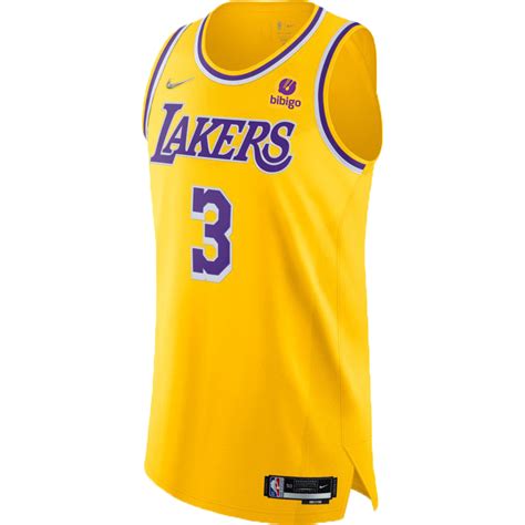 Lakers Anthony Davis 75th Anniversary Authentic Icon Jersey Lakers Store