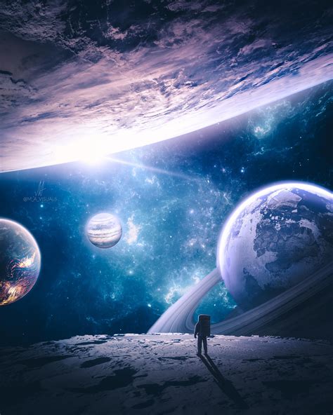 Outerspace By Me Composite 2019 Art Arte Del Universo Fondos De
