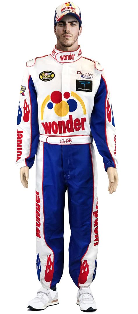 Ricky Bobby Jumpsuit Cap Full Costume Talladega Nights Funtober