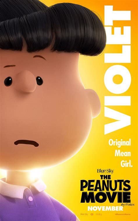 Exclusive Movie Poster Debut The Peanuts Movie Franklin Violet Peanuts Movie Charlie