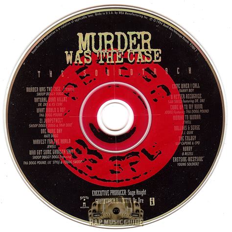 Murder Was The Case The Soundtrack 1st Press Cd Rap Music Guide