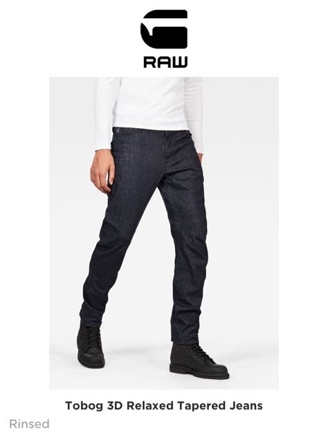 Check out this product I've found using the G-Star RAW app: Tobog 3D Relaxed Tapered Jeans https ...