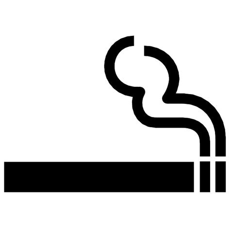 Smoking Area Signai Royalty Free Stock Svg Vector