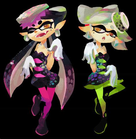 The Fresh Squids Of Inkopolis Squid Sisters Tf By Animegamer30 On