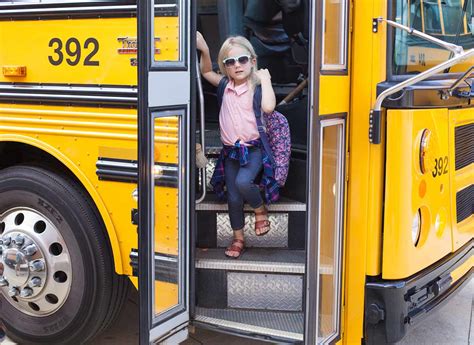 Boy Girl Child Dragged By School Bus Closing Doors