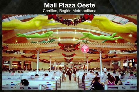 Patio De Comidas Mall Plaza Oeste Santiago Chile Mall Plaza Oeste
