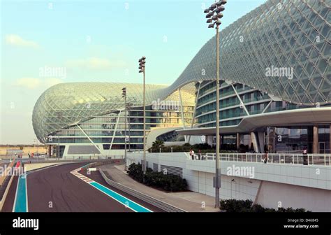 Viceroy Hotel And The Formula 1 Race Track Yas Marina Circuit Abu