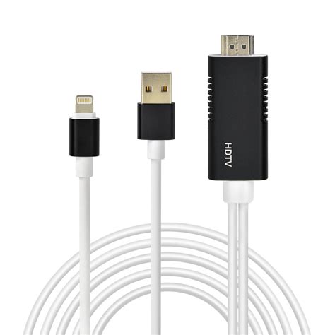 Using an hdmi cable to connect your iphone to your tv. lightning to hdmi, iphone hdmi adapter,bojecher (upgrade ...