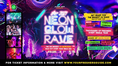 Neon Glow Rave Surrey Freshers 2021 Guildford Freshers 2021 Returners Tickets At Bar