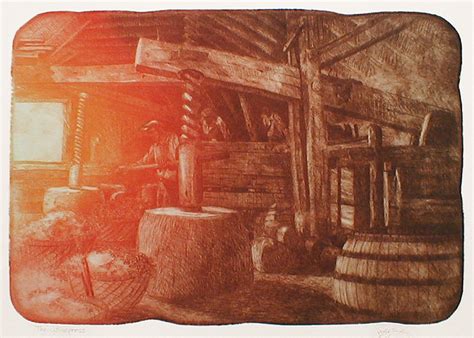 Roy purcell etching grand canyon suite ii, circa 1980. The Winepress by Roy Purcell | Annex Galleries Fine Prints