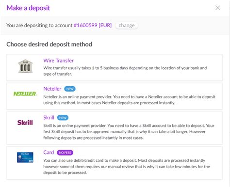 Deposits Using Skrill Neteller And Payment Card Now Completely For