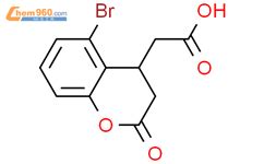 5 Bromo 2 Oxo 3 4 Dihydro 1 Benzopyran 4 Yl Acetic Acid 5 Bromo 2 Oxo