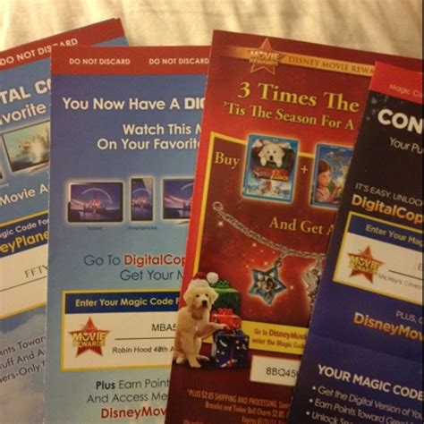 Disney classics, pixar adventures, marvel epics, star wars sagas, national geographic explorations, and more. Free: 4 Disney Movie Rewards Codes!! - Other DVDs & Movies ...
