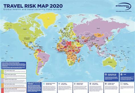 La Travel Risk Map 2020 Est Disponible Déplacements Pros