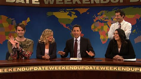 Watch Weekend Update Seth S Farewell From Saturday Night Live NBC Com