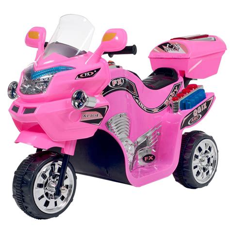 Lil Rider 3 Wheel Battery Powered Motorcycle Ride On Toy In Pink W410004 The Home Depot