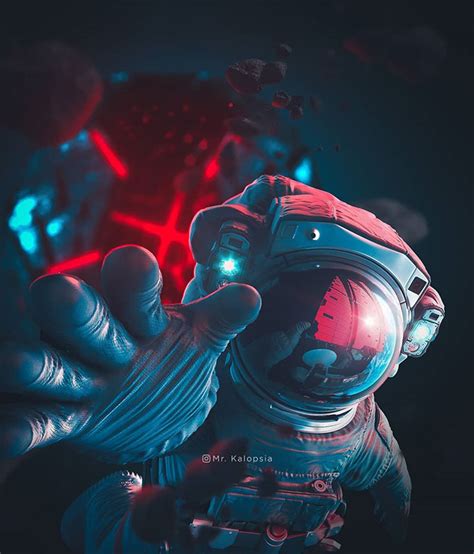 Dreamlike Astronaut Photoshop Manipulation