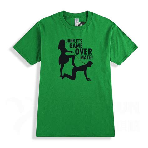 Its Game Over Personalised Custom Stag Do T Shirt Top Quality 16colors Fun Unisex Tshirt