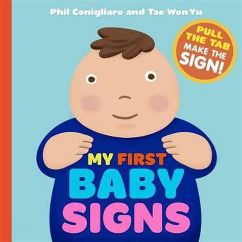 My First Baby Signs Baby Sign Language Book Pull Tabs Early