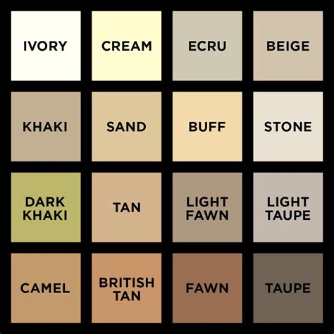 Contoh Warna Khaki Dan Beige Beige Khaki Color Scheme Beige