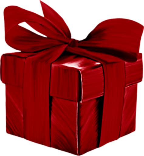 Psd et png avec fond transparent. Paquet cadeau rouge - Gift png - Geschenk - Regalo png