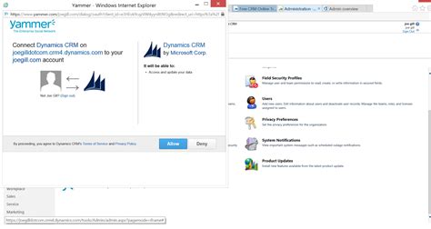 Yammer Integration With Dynamics Crm Joe Gill