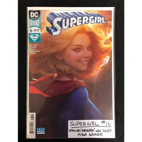 Supergirl 16 Dc Comics Artgerm Cover High Grade