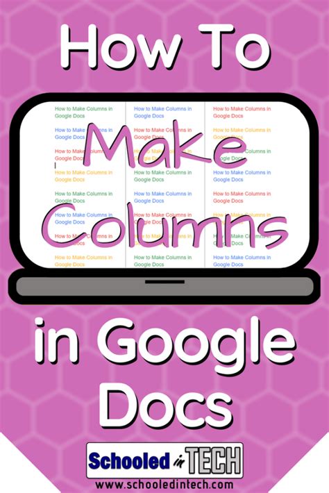 Click columns and choose the number of columns that you want for that part of the document. How To Make Columns in Google Docs (With Pictures) in 2020 ...