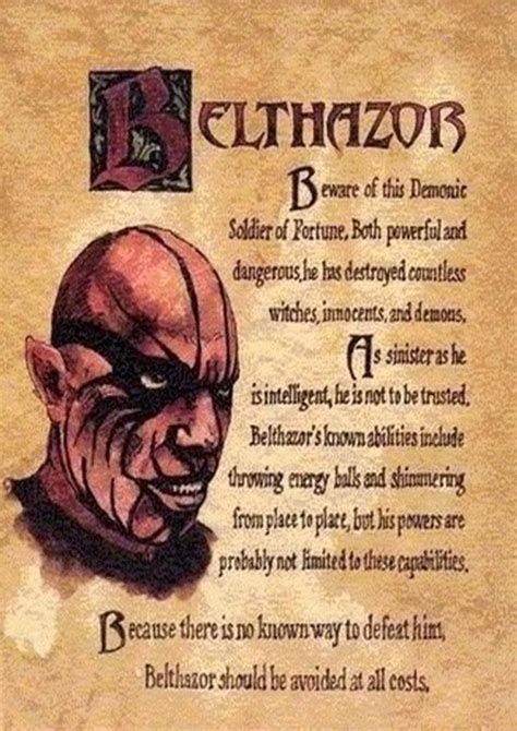 Belthazor Charmed Book Of Shadows Wiki Fandom