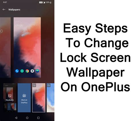 How To Change Lock Screen Wallpaper In Oneplus 88 Pro8t Archives