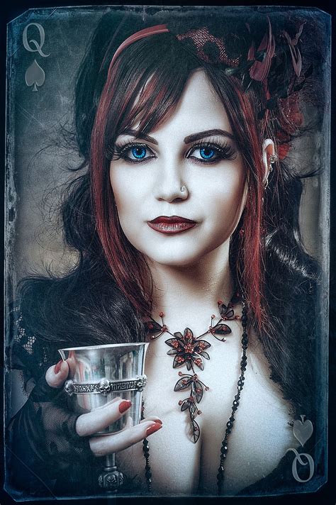 Queen Of Spades Gothic Beauty Gothic Steampunk Goth Beauty