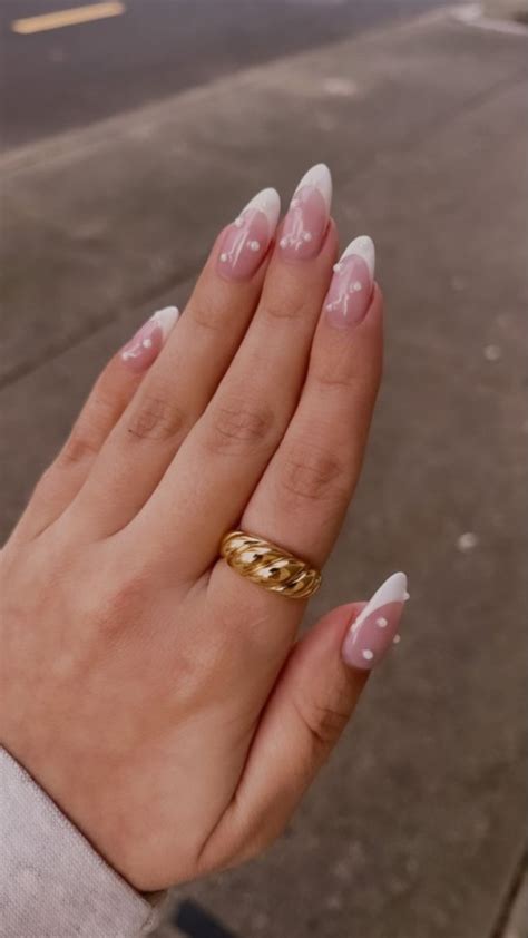 50 Pearl Nail Art That Are Super Pretty — French Tips