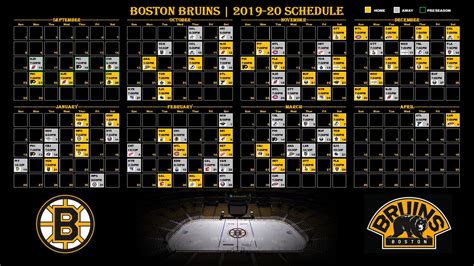 Boston Bruins Schedule 2019 20 1920x1080 Wallpaper Teahub Io