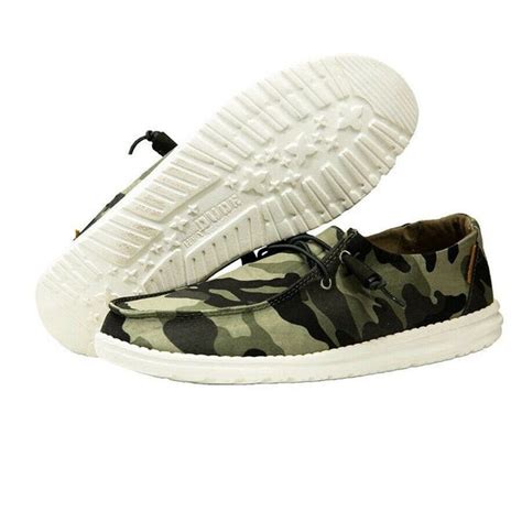 Hey Dude Ladies Wendy Camo Shoes 121417003 Wild West Boot Store