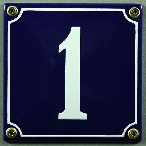 The password must have at least seven characters, consist of both upper and lower case letters and contain numbers. Hausnummernschild 1 blau - weiß 12x12 cm sofort lieferbar ...