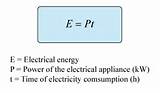 Pictures of What Is The Formula For Electrical Energy