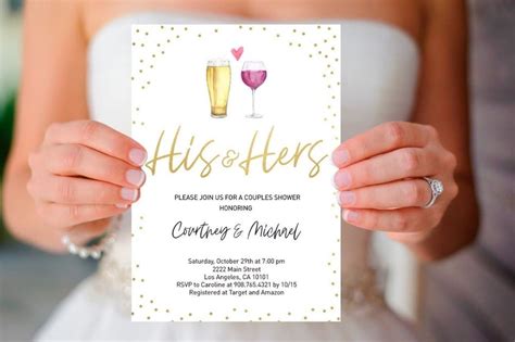 couples shower ideas invitations and themes for a co ed wedding shower