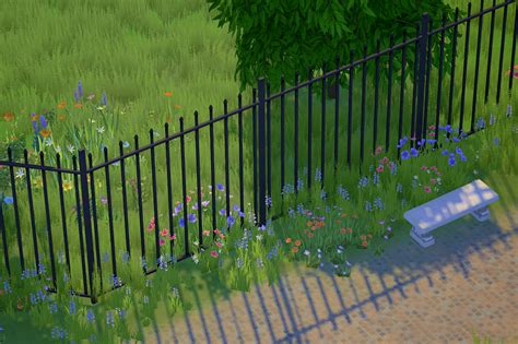 95643222 Tall Iron Fence Pulled It From Debug Sims 4 Cc Finds
