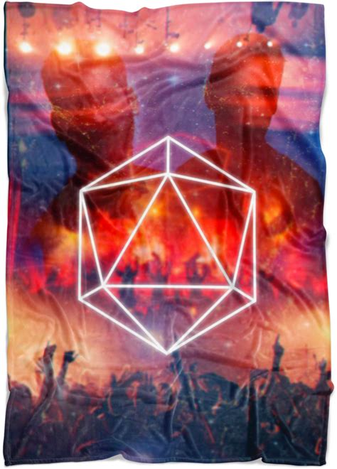 Download Odesza Icosahedron Fiery Music Fest Ultra Soft Plush Full