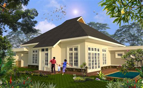 Meskipun rumah yang awalnya biasa saja dan terbilang kurang. Rumah bergaya Kolonial | MultiDesain Arsitek