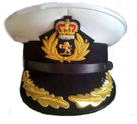 When he was young, this ship captain saw his grandfather with a big ship. CUNARD QUEEN MARY 2 SHIP CAPTAIN HAT WHITE CLOTH NEW SIZE ...