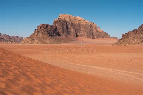 Beautiful Landscape Of Wadi Rum Desert South Part Of Jordan Arab