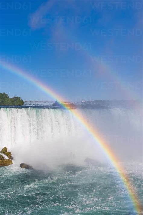 Double Rainbow Horseshoe Falls Niagara Falls Ontario Canada North