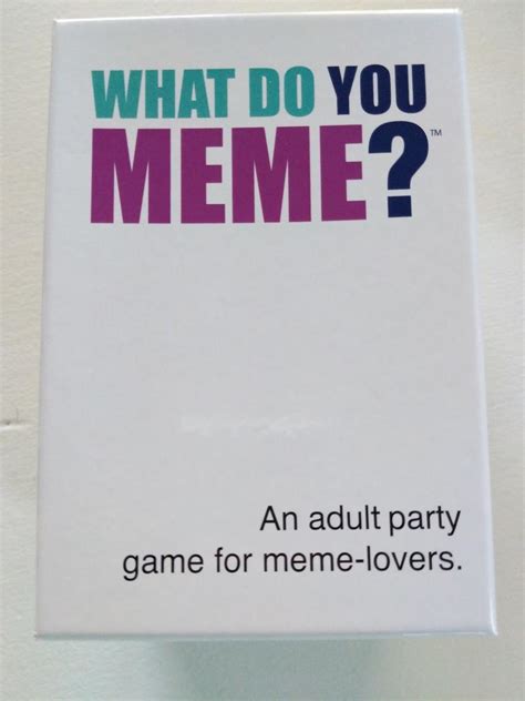 What Do You Meme Adult Party Game 1909190860