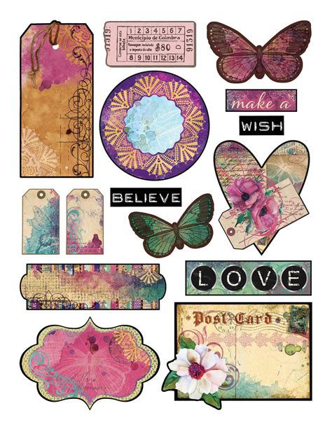 Printable Journal Stickers