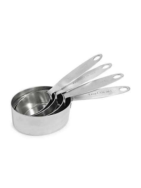 Cuisipro 4 Piece Stainless Steel Measuring Cup Set Thebay