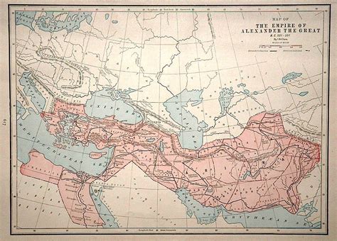 Archivomap Of The Empire Of Alexander The Great 1893 Wikipedia