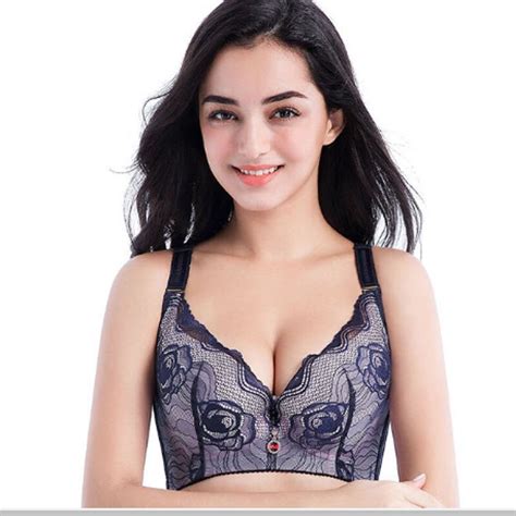 Slimgril Womens Sexy Lace Big Size Bra Underwire Push Up Thin Padded Adjusted D E F Cup