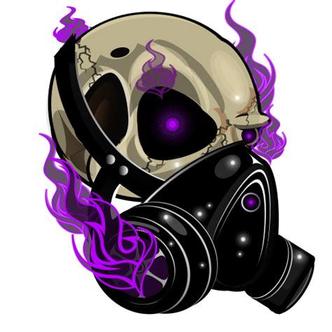 Purple Gas Skulls Rockstar Games